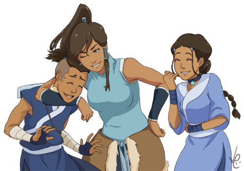 moonsugarishighlyaddictive:When Avatar: The Last Airbender meets Avatar: The Legend of Korra.I alm