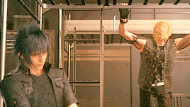 nonbinary-noctis:  FFXVWeek - Day 4: Favorite Pairing // Prompto x Noctis“Every moment, I’m desperate to earn my place… to prove that I’m good enough.” “Think what you will, but, I think you’re good enough for me.”