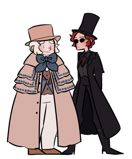 lookitsstevie: their styles are so different (also I love Aziraphale’s pale bluish grey waistcoat)