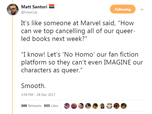 profeminist:“Oh @Marvel. I was so going to let this one pass. But you HAD to end the year by l