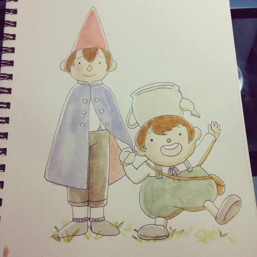 #inktober day 11! Over the Garden Wall is so sweet and charming! #overthegardenwall #otgw #wirt #gre