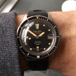 womw:  Vintage Deman Watch Super Squale 20 Atmos. Pic credit: @jdbarron2 &gt;&gt;Tag @vintagediver to have your watch featured by vintagediver from Instagram http://ift.tt/1crASfX