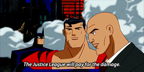thewritersramblings:jesec:Batman getting thrown under the bus by every single member of the Justice 