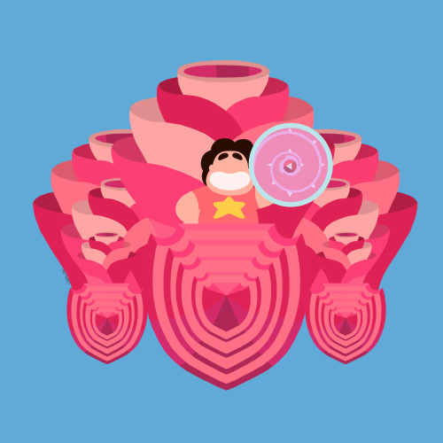 The Steven Universe heraldic shield collection Created by Pierluigi Caputo (Via:mrcap