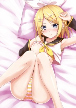 narutheloved:  I saw one of the girls in your magazine under your  bed pose like this big brother do I look sexy ?