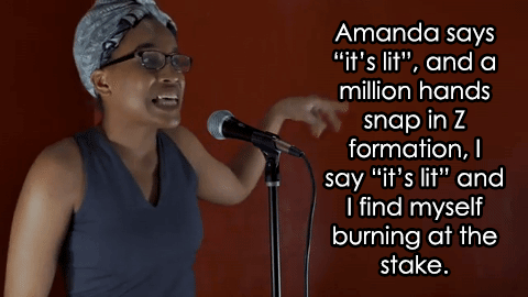 breakfast-babe:  unicorntampon:  nevaehtyler:  Poet  Taylor Steele captures the problem with appropriating Black slang. In her poem “AAVE” (which stands for African-American Vernacular English) Taylor Steele explains why appropriation of Black slang