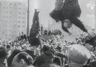 kropotkindersurprise:28 April 1945 - Fascist Italian dictator Benito Mussolini and some of his close