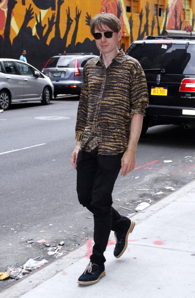 Alex Kapranos arrives for the ‘Late Show with David Letterman’, Ed Sullivan Theater, New