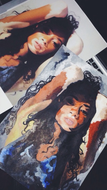 thesartoriali:Late portfolio artwork of the imperfectly perfect Chantelle Brown Young. You’re inspiring, beautiful, and flawless ✨💁Artfully yours,   Ali