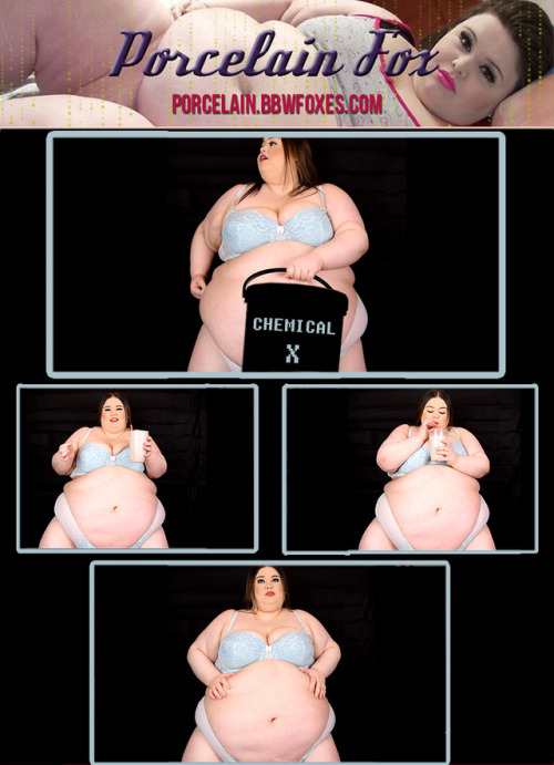 porcelainbbw: While I was showing off my body, in matching underwear, I felt so fucking fat! Maybe i