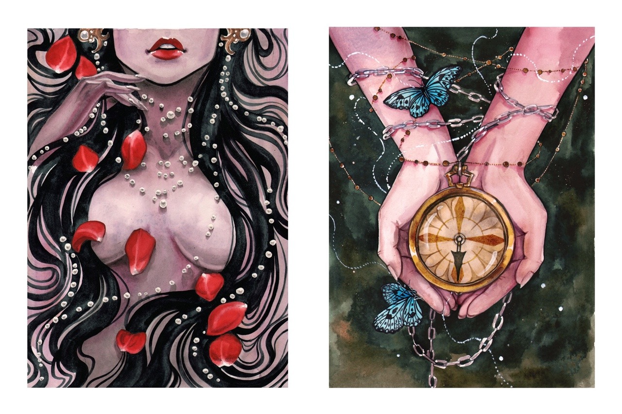 carlationsart:  Chapter Art for Blue Eyes and the Beastling By Carla Wyzgala For