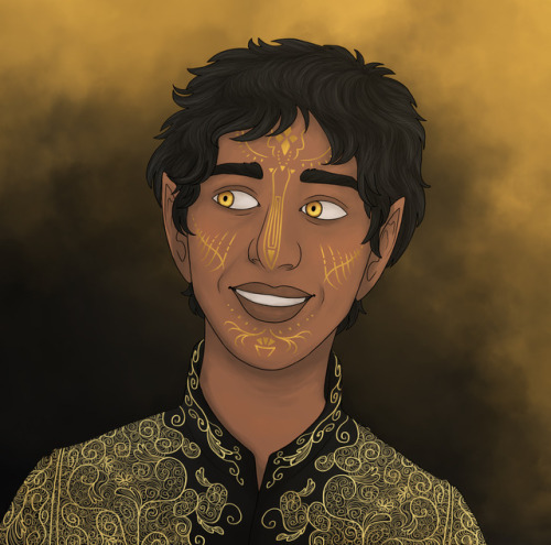 Here’s my half of an art trade with @sarlyne! Here’s her DAI Inquisitor Daud Lavellan.