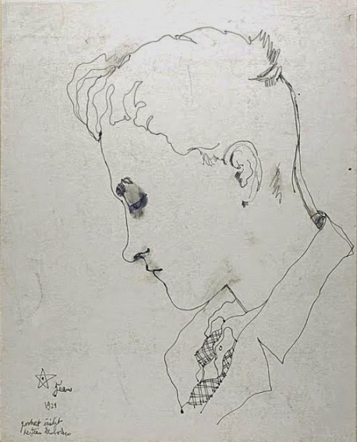 cacophagy:Jean Desbordes, 1929 by Jean Cocteau 