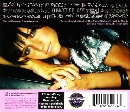 bringbackmyteenageyears:Ashlee Simpson - Autobiography (2004)