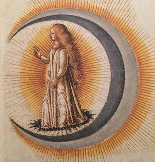 enchantedbook: Luna from the book: Le Nozze di Costanzo Sforza e Camilla d'Aragona celebrate a Pesar