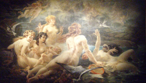 silenceformysoul:Adolphe La Lyre - The Sirens visited by the Muses