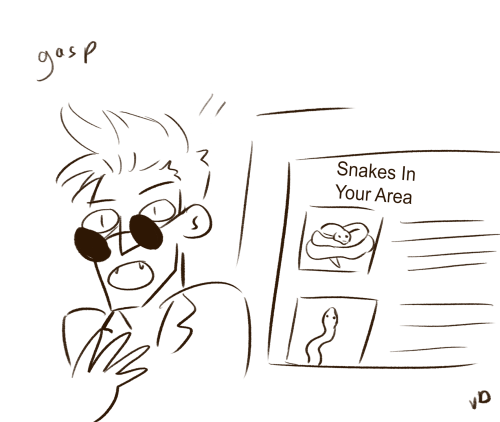 asparklethatisblue:Aziraphale made use of his old computer… I check listings for people selling snak