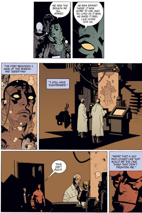 comicweek:Hellboy is a Good FriendB.P.R.D. “Hollow Earth”Story by Mike Mignola, Christopher Golden &