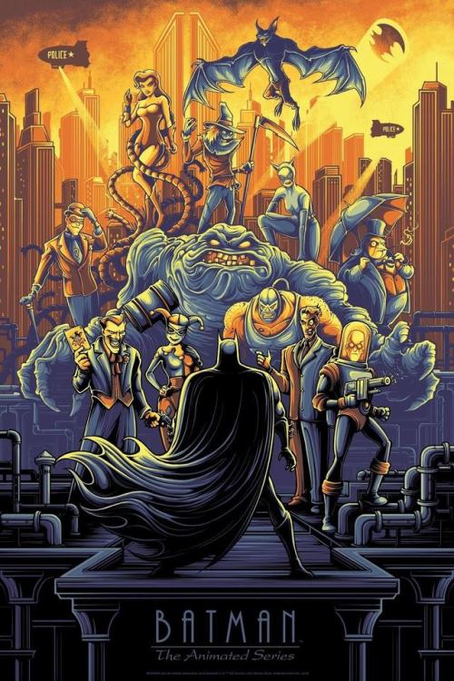 Spectacular ‘Batman The Animated Series’ artwork by Dan Mumford.