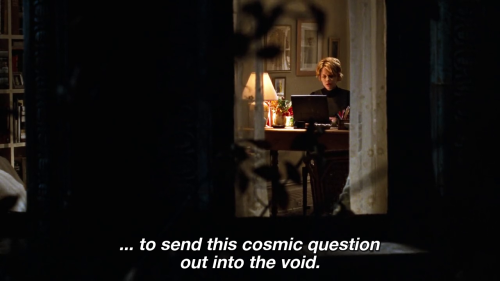 shattereddteacup:“So… goodnight, dear void.”You’ve Got Mail (1998)Dir. Nora