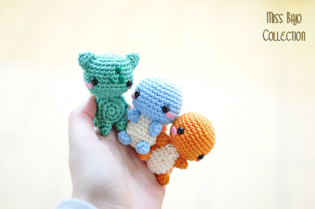 pixalry:  Pokemon Amigurumi - Created by Miss Bajo All of the items seen above are