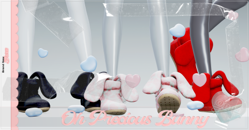 NEW CC ALERT! ♡ OPPASIMS™ | Oh precious bunny slippers ♡  ➭ ❀ Base game compatible ┊ 100% New Mesh➭ 