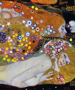 marcuscrassus:  Gustav Klimt - Water Serpents II   