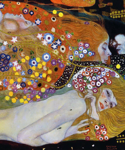marcuscrassus:  Gustav Klimt - Water Serpents II    