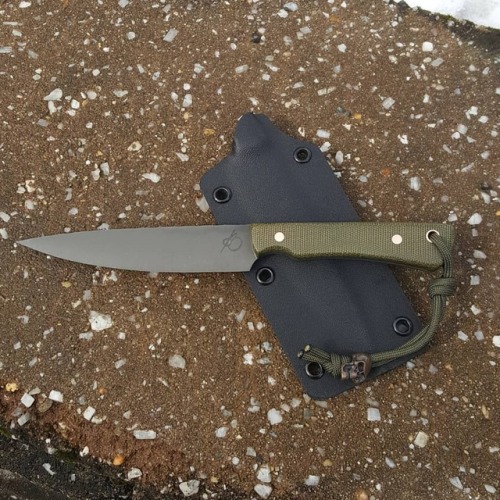 AVAILABLE: Pretty rad little piece I finished up. AEB-L stainless, 8.75" OAL, 4.75" cuttin