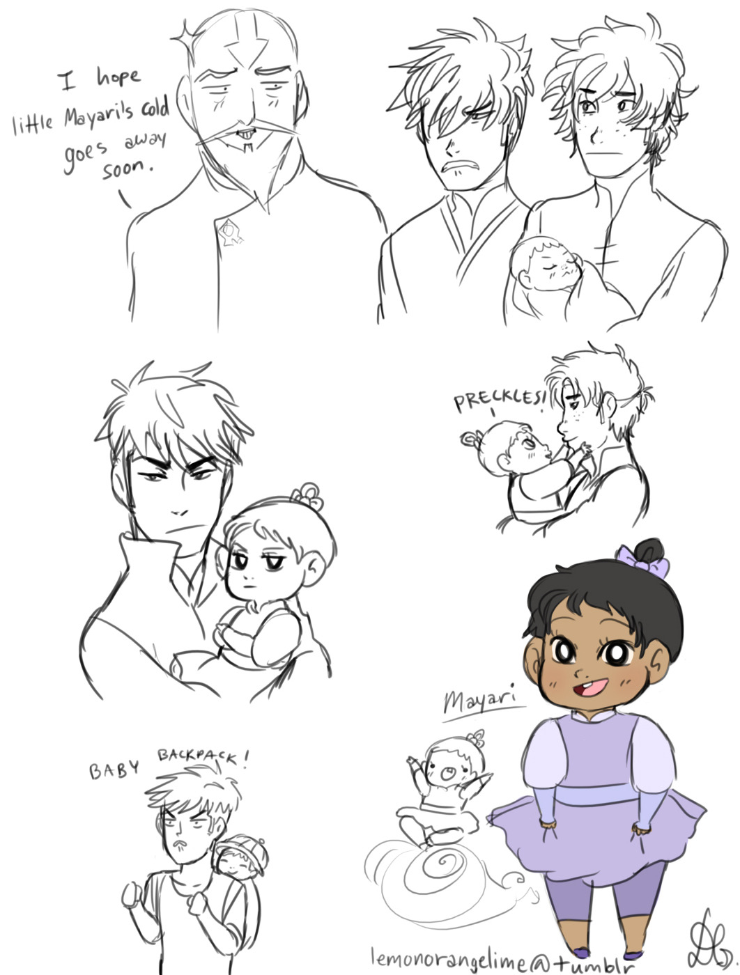 kenjiandcompany:  lemonorangelime:  Kenji was telling me about avatar au where Marko