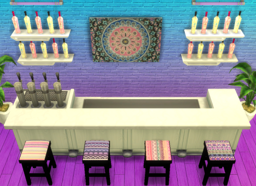 Bar Stool Recolors- Tribal Print *2 sets of 16- one set is in white and one set is in black. All mer