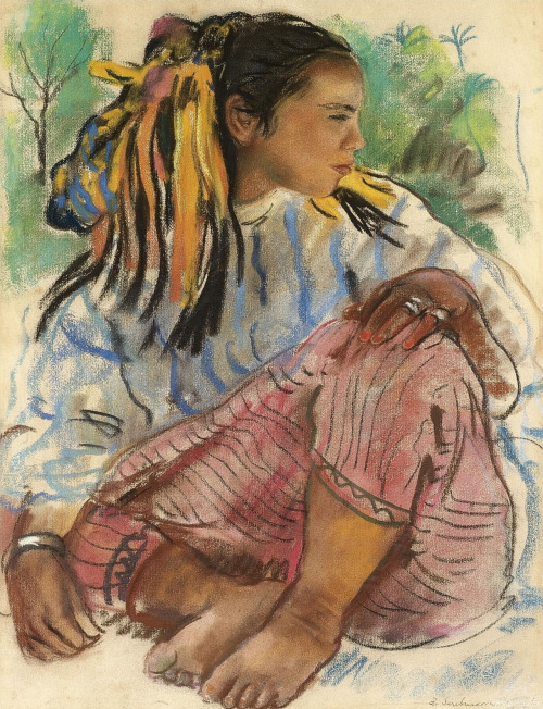 jade-sea-dragon-blog: Zinaida Serebriakova (Russian, 1884 - 1967):Marrakech, 1928  Molodogo Marokkan