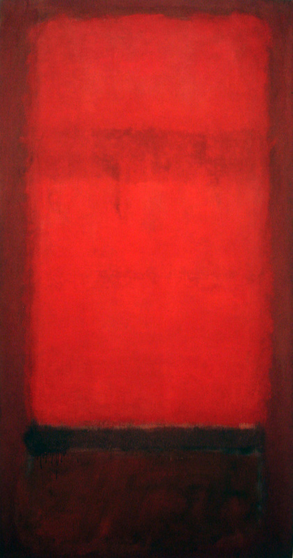 lonequixote:
“Mark Rothko
Light Red over Dark Red
”