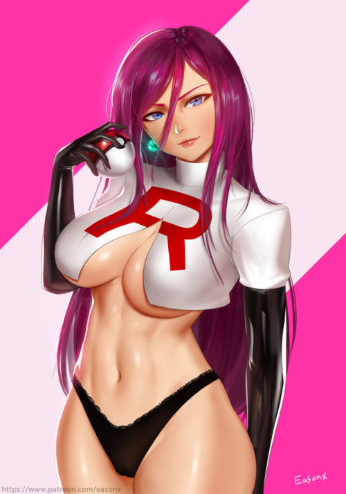 easonxxxxxx:   Team Rocket Jessie     Pokemon - Team Rocket Jessie     I like her hair down.   follow me on ： PIXIVDeviantART ArtStationTwitterGumroad Facebook support me on Patreon  I will draw a picture of the Fanart and NSFW. Support me, you can