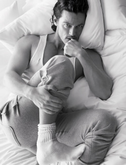 red-meat:  Luke Evans by Mert Alas and Marcus