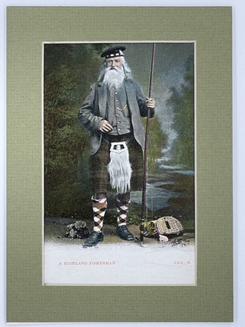  “A Highland Fisherman,” Scottish postcard ca. 1900s.