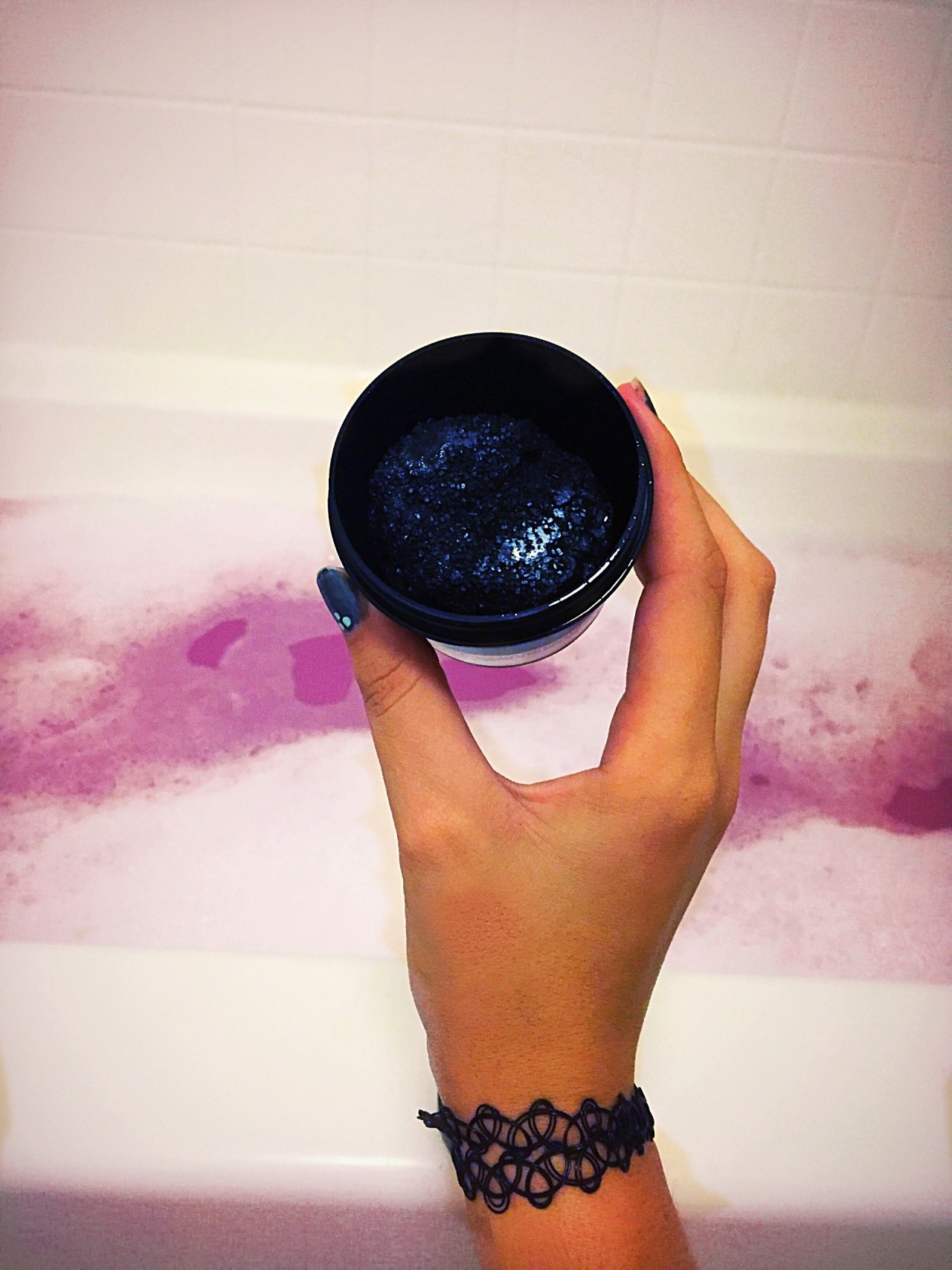 livelifelush:  Nothing quite like a fresh pot of Dark Angels facial cleanser. Bath