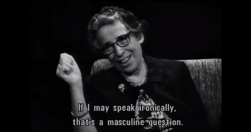 lil-n-still-growin:Zur Person Interview with Hannah Arendt, October 1964