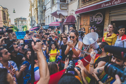 mikitakesphotos: Photos from today’s pride march in Istanbul, Turkey despite being banned by t