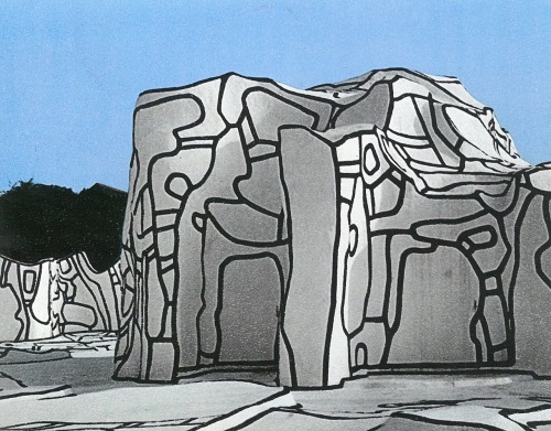 bluecote:jean dubuffet sculpture - structures (1960s)