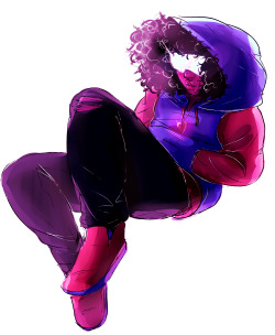 Snuggly Garnet coloring practice