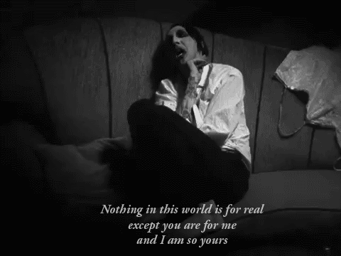 starsintheground:  Marilyn Manson - (s)AINT video clip, Kaboom Kaboom lyrics.