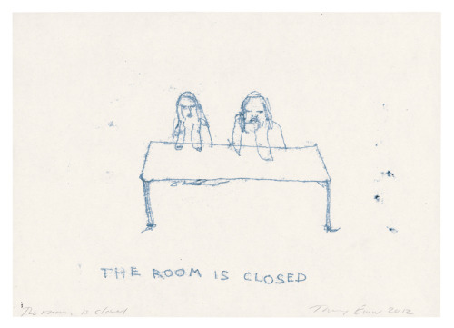 octopusgirl: The room is closedTracey Emin, 2012
