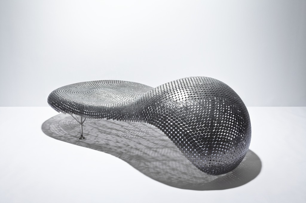 enochliew:  Quarter Lounge by Johnny Swing Made of welded quarters &amp; stainless