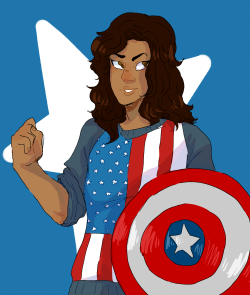 sadboysincorporated:  happy america chavez