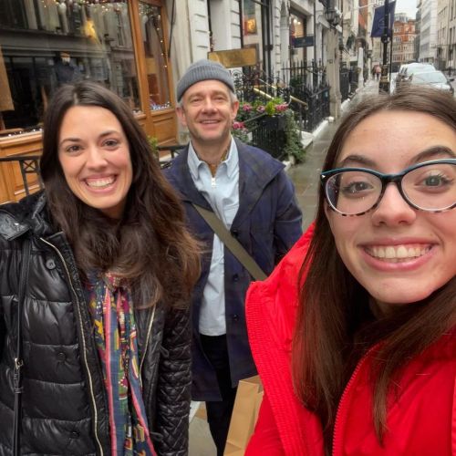 safedistancefrombeingsmart: ( x )ada.athanasopoulou Few weeks ago in #London with #MartinFreeman