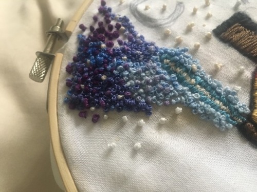 finn-is-a-jedi:So what’s the best way to learn how to French knot? Do it hundreds and hundreds of ti