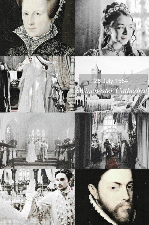 madamelamarquys:Today in history - The marriage of Mary I of England and Philip II of SpainOn 25 Jul