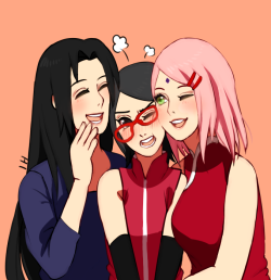 itachis-homie:  uchiha ladies