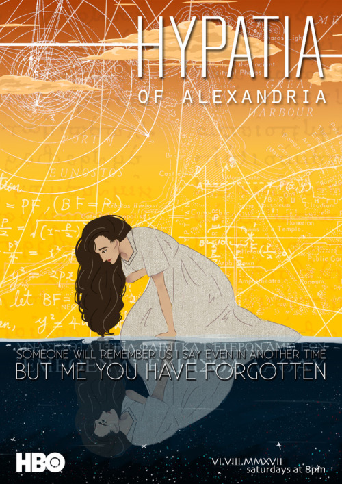 vergilsbee: I made fake posters for a hypothetical animated series on the life of Hypatia of Alexand